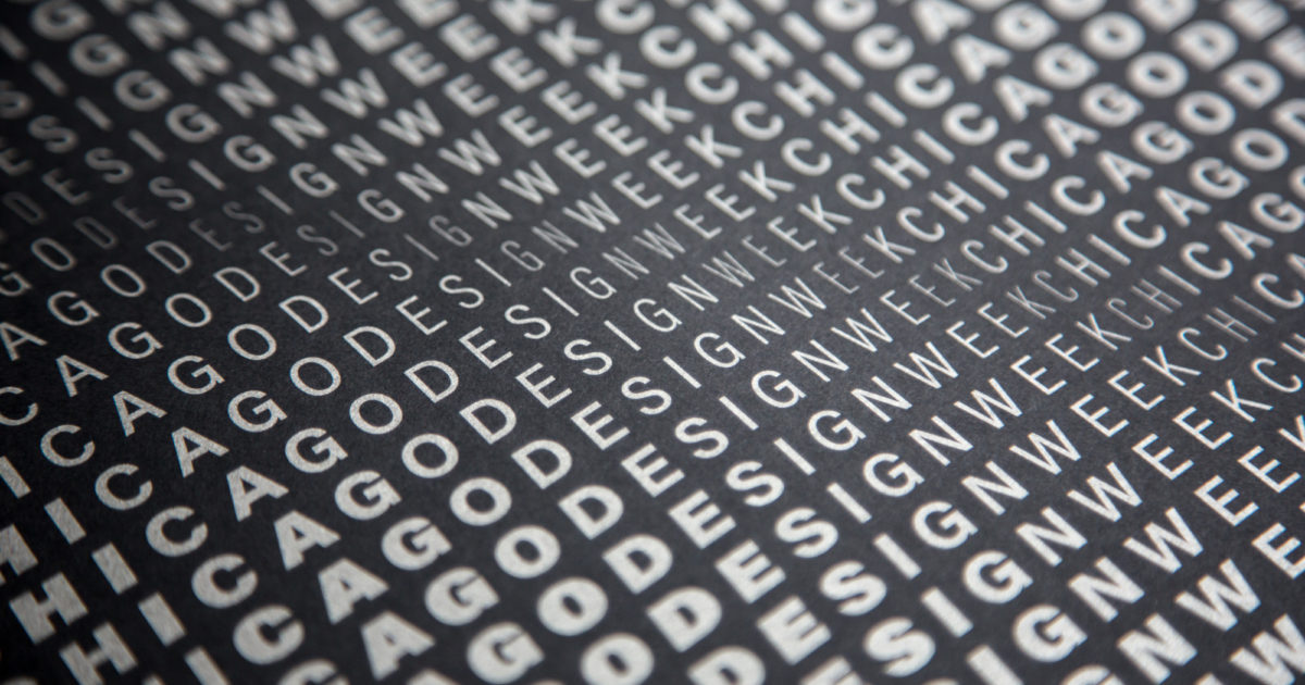 Featured Project Chicago Design Week One Design Company